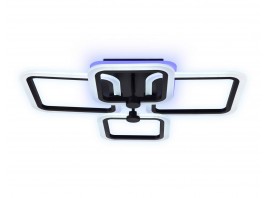  Потолочный светодиодный светильник с пультом FA531/2+2 BK черный 105W 580*420*130 (ПДУ РАДИО 2.4G)