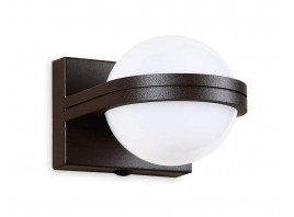  Настенный светодиодный светильник с выключателем FW558 SCF кофе песок LED 3000K 5W 80*80*138
