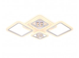  Потолочный светодиодный светильник с пультом FA286/4 WH белый 101W 750*490*80 (ПДУ РАДИО 2.4G)