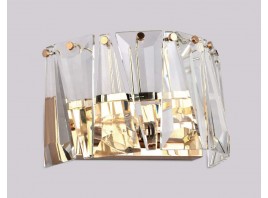  Настенный светильник с хрусталем TR5176 GD/CL золото/прозрачный E14 max 40W 275*165*155
