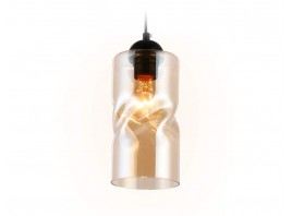  Подвесной светильник TR3555 BK/TI черный/янтарь E27 max 40W D110*1200