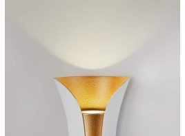  Настенный светодиодный светильник с высокой степенью влагозащиты FW194 WH/GD/S белый/золото/песок  LED 4200K 10W 100*200*85