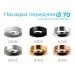 N7015 PPG золото розовое полированное D70*H20mm Out2mm MR16