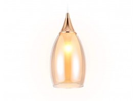  Подвесной светильник TR3543 GD/TI золото/янтарь E14 max 40W D130*1000