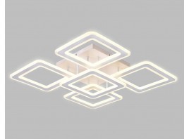  Потолочный светодиодный светильник с пультом FA866/4+1 WH белый 218W 3000K-6400K 820*820*120 (ПДУ РАДИО 2.4G)