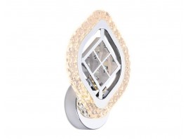  Настенный светодиодный светильник с хрусталем FA279 CH хром 12W 240*170*60