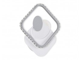  Настенный светодиодный светильник с выключателем FA266 WH/GR белый/серый LED 3000K+6400K 16W 310*270*50