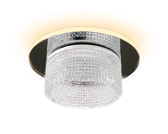 TN350 CH/CL хром/прозрачный GU5.3+3W (LED WHITE) D95*45