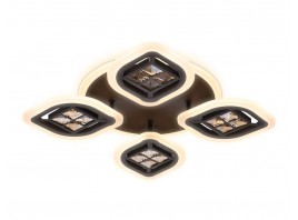  Потолочный светодиодный светильник с пультом FA281/4 CF/TI кофе/янтарь 69W 530*530*80 (ПДУ РАДИО 2.4G)