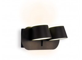  Настенный светодиодный светильник с выключателем на корпусе FW172/2 CF/S кофе/песок LED 4200K 20W 230*100*140