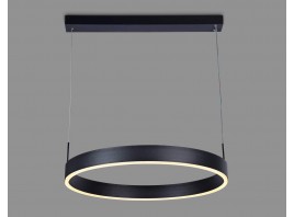  Подвесной светодиодный светильник с пультом управления FA6606 BK черный 51W D600*700 (ПДУ РАДИО 2.4G)