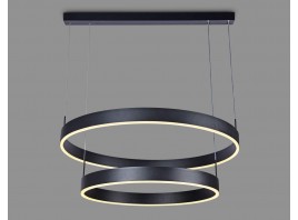  Подвесной светодиодный светильник с пультом управления FA6618/2 BK черный 119W D600/800*750 (ПДУ РАДИО 2.4G)