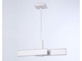  Подвесной светодиодный светильник FA6666 WH белый 42W 3000K-6400K 640*30*900 (Без ПДУ)