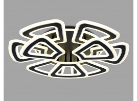  Управляемый светодиодный светильник FA8893/6+3 BK/CH черный/хром 210W 3000K/4200K/6400K 650*640*130 (ПДУ РАДИО 2.4G)