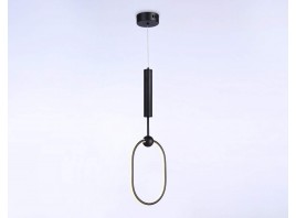  Подвесной светодиодный светильник с пультом FL10577 BK черный 3000K/4200K/6400K 56W 230*16*1000 (ПДУ ИК)