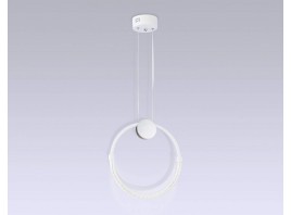  Подвесной светодиодный светильник FL10592 WH/CH белый/хром 4200K 11W 305*20*1000 (Без ПДУ)