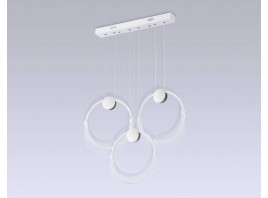  Подвесной светодиодный светильник FL10595/3 WH/CH белый/хром 4200K 34W 630*20*1200 (Без ПДУ)