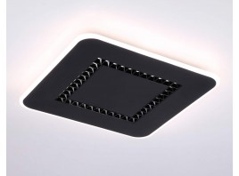  Потолочный светодиодный светильник с пультом FL51419 BK черный 3000K/4200K/6400K 68W 488*488*40 (ПДУ ИК)