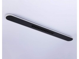  Потолочный светодиодный светильник FL51448 BK черный 70W 3000K-6400K+4200K 1200*125*40 (Без ПДУ)