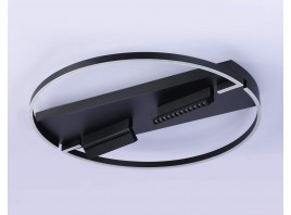  Потолочный светодиодный светильник FL51462/1+2 BK черный 106W 3000K-6400K+4200K D800*110 (ПДУ РАДИО 2.4G)