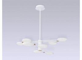  Подвесной светодиодный светильник FL51642/8 WH/GD белый/золото 3000K/4200K/6400K 67W D1000*850 (Без ПДУ)