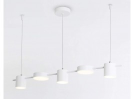  Подвесной светодиодный светильник FL51678/5 WH белый 3000K/4200K/6400K 25W 790*100*1000 (Без ПДУ)