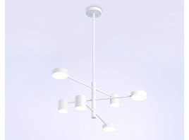  Подвесной светодиодный светильник FL51684/6 WH белый 3000K/4200K/6400K 36W D700*930 (Без ПДУ)