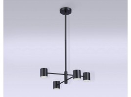  Подвесной светодиодный светильник FL51707/4 BK черный 3000K/4200K/6400K 20W D500*780 (Без ПДУ)