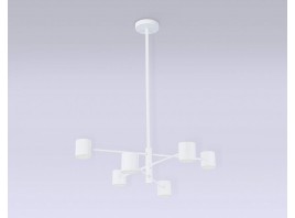  Подвесной светодиодный светильник FL51711/6 WH белый 3000K/4200K/6400K 29W D700*800 (Без ПДУ)