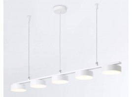  Подвесной светодиодный светильник FL51733/5 WH белый 3000K/4200K/6400K 25W 800*100*1000 (Без ПДУ)