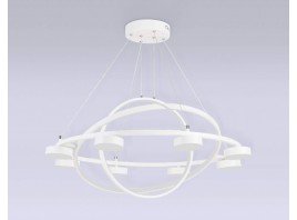  Подвесной светодиодный светильник с пультом FL51777/3+8 WH белый 3000K/4200K/6400K 112W D800/580/400*1200 (ПДУ ИК)