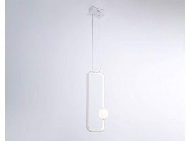  Подвесной светодиодный светильник FL66361 WH белый 19W 4200K 190*80*1000
