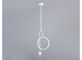  Подвесной светодиодный светильник FL66431 WH белый 4200K 13W 240*60*1580 (Без ПДУ)