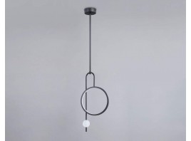  Подвесной светодиодный светильник FL66435 BK черный 4200K 13W 240*60*1580 (Без ПДУ)