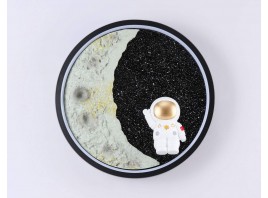  Настенный светодиодный светильник FW11102 SBK черный песок LED 3000K/4200K/6400K 12W D300*35