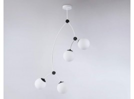  Подвесной светильник TR2572/4 WH/BK белый/черный E27/4 max 60W D790*1120