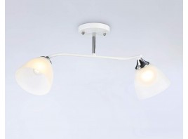  Подвесной светильник TR303001/2 WH/CH/FR белый/хром/белый матовый E27/2 max 40W 560*140*240