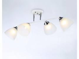  Подвесной светильник TR303003/4 WH/CH/FR белый/хром/белый матовый E27/4 max 40W 780*350*240