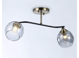  Подвесной светильник TR303008/2 SB/BK/SM  бронза/черный/дымчатый E27/2 max 40W 560*140*240