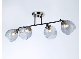  Подвесной светильник TR303011/4 SB/BK/SM  бронза/черный/дымчатый E27/4 max 40W 780*350*240