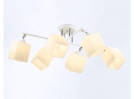  Подвесная люстра TR303088/6 WH/CH/FR белый/хром/белый матовый E27/6 max 40W 840*620*260