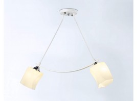  Подвесной светильник TR303154/2 WH/CH/FR белый/хром/белый матовый E27/2 max 40W 640*115*410