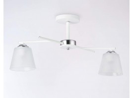  Подвесной светильник TR303201/2 WH/CH/FR белый/хром/белый матовый E27*2 max 60W 470*370*260