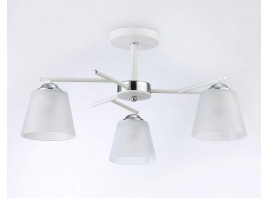  Подвесной светильник TR303202/3 WH/CH/FR белый/хром/белый матовый E27*3 max 60W D550*260