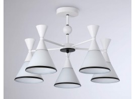  Подвесной светильник TR3165/5 WH/BK белый/черный E27/5 max 60W D580*380