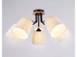  Потолочный светильник TR4733/5 BK/LWD черный/светлое дерево E27/5 max 40W D610*270