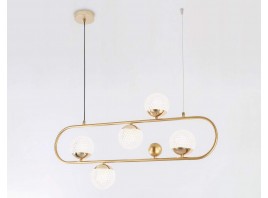  Подвесной светильник со сменной лампой TR5433/5 GD золото G9/5 max 40W 780*110*1000