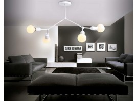  Потолочный светильник в стиле лофт TR8031/4 WH белый E27*4 max 40W D670*440