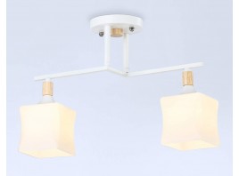  Подвесной светильник TR9484/2 WH/FR белый/белый матовый E27/2 max 40W 405*175*280