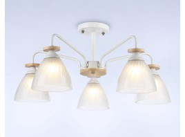  Подвесная люстра TR9567/5 WH/FR белый/белый матовый E27/5 max 40W D620*250